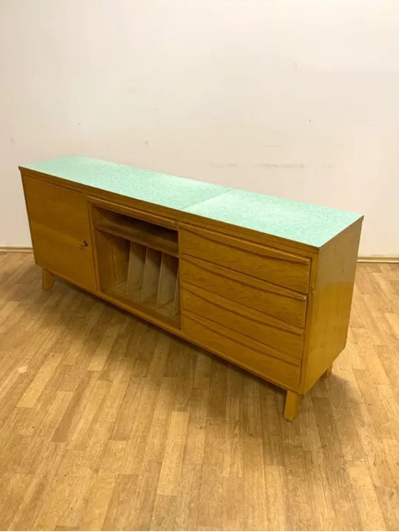 Image 1 of Retro ladekast, jaren 60, Tsjecho-Slowakije (Brusselse stijl)