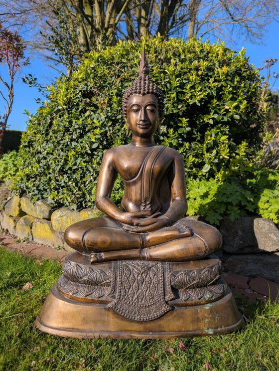 Image 1 of Chef-d'œuvre du Bouddha du XIXe siècle