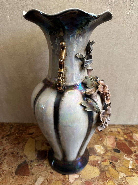 Image 1 of Große chinesische Vase H 45 cm - 20. Jahrhundert