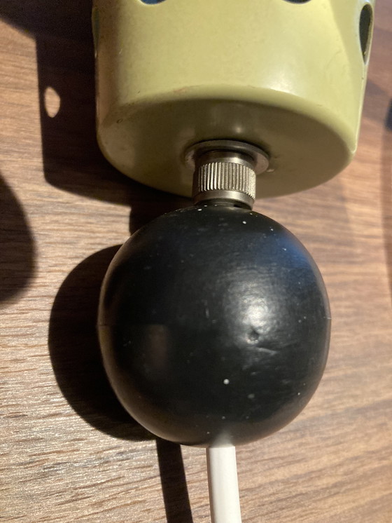 Image 1 of 3x vintage hanglampjes (jaren 60) in 3 kleuren