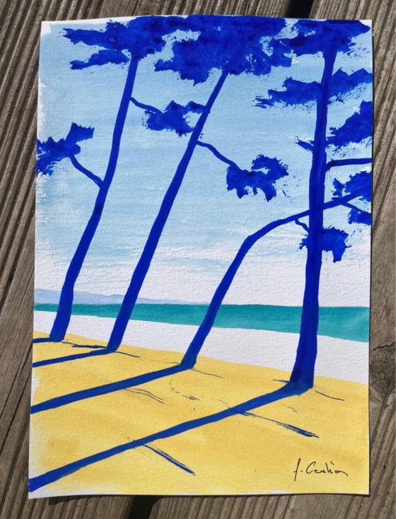 Image 1 of Gouache sketch 21x15cm
