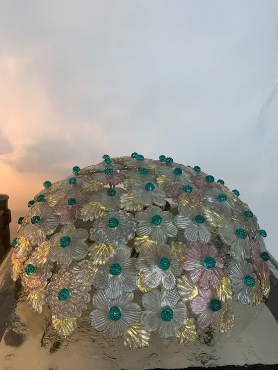 Image 1 of Seguso vetri d’arte pair of flush mount 