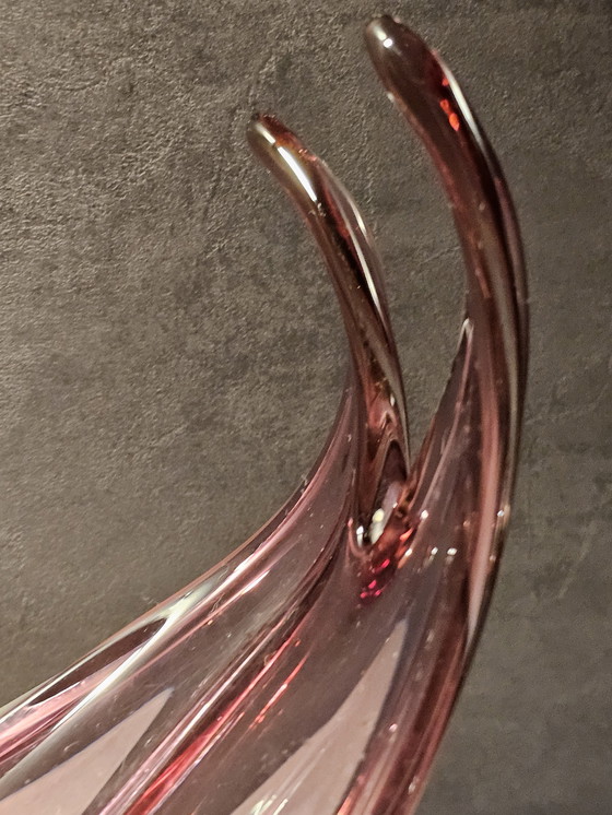 Image 1 of Bol vintage en verre d'art de Murano