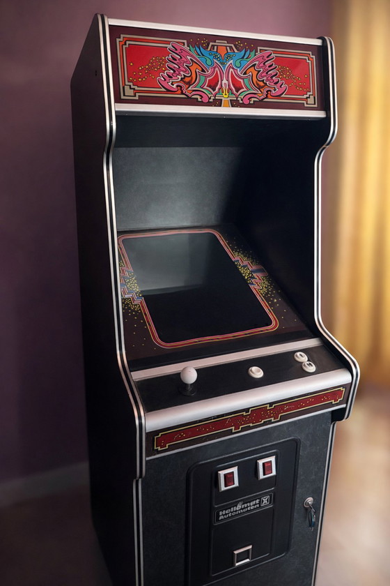 Image 1 of Macchina arcade d'epoca - Mobiletto Hellomat - 50 giochi - Restaurato - Con ricevuta