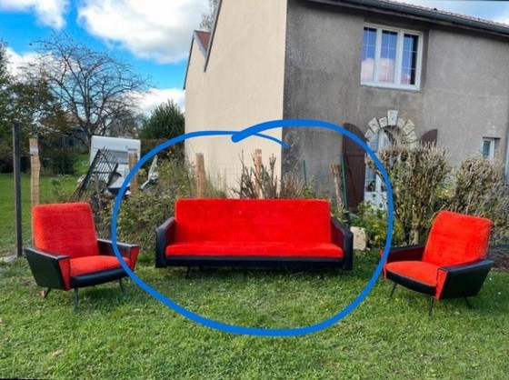 Image 1 of Canapé-lit 3 places années 60/70