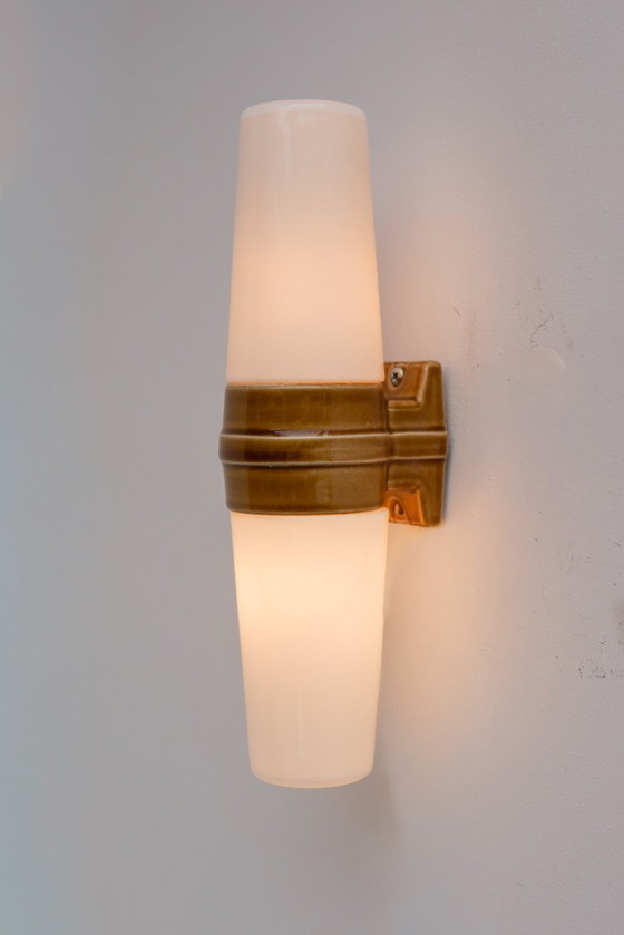 Vintage porseleinen badkamerlamp van Sigvard Bernadotte voor Ifö, 1960 – Wandlampen, Porcelain, Glass (photo 13 of 15)