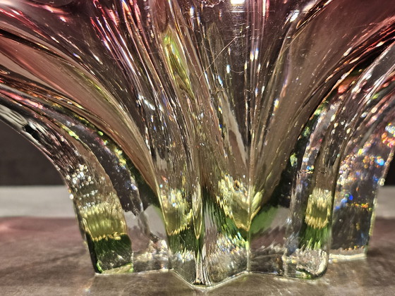 Image 1 of Bol vintage en verre d'art de Murano