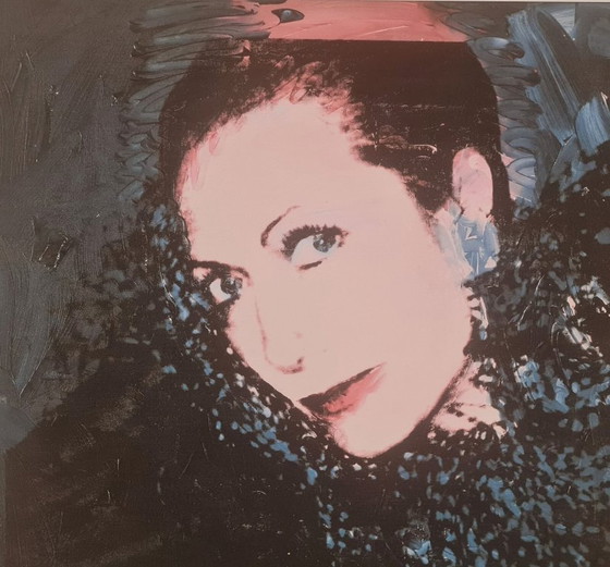 Image 1 of D'après Andy Warhol, Hélène Rochas, années 1980, lithographie