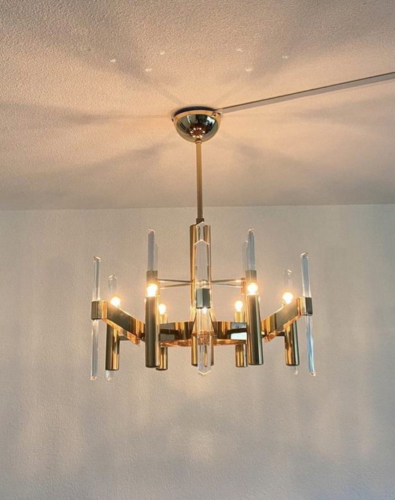 Image 1 of Plafonnier vintage Gaetano Sciolari 70s