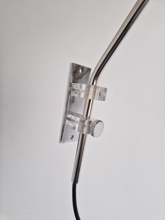 Image 1 of Applique murale vintage Gepo, design chromé