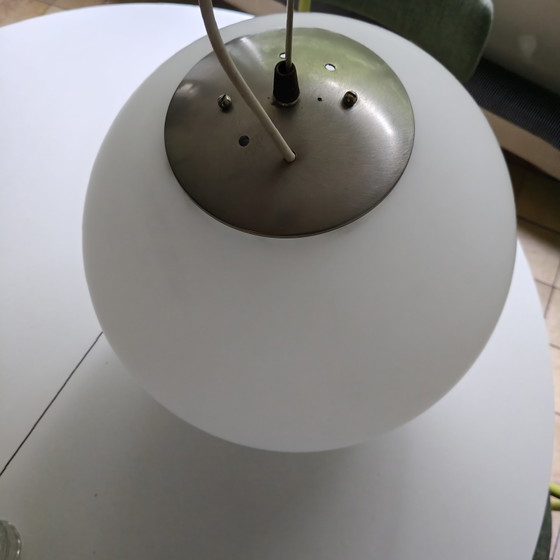 Image 1 of SIL LUX Opaline Glass Globe Pendant Lamp Ø36 cm