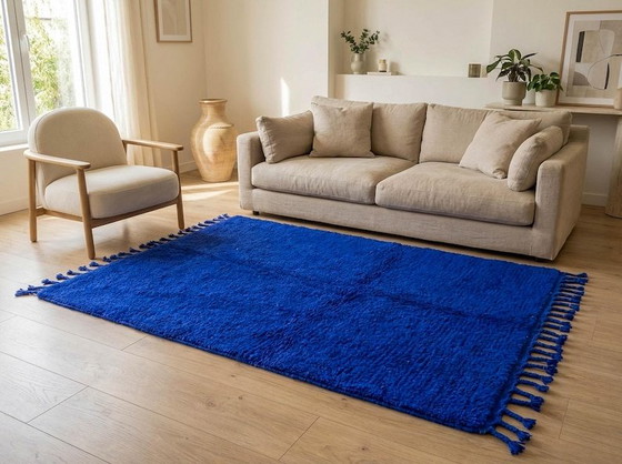 Authentischer marokkanischer blauer Berberteppich 170/270 cm – Teppiche & Läufer, Wool (photo 3 of 9)