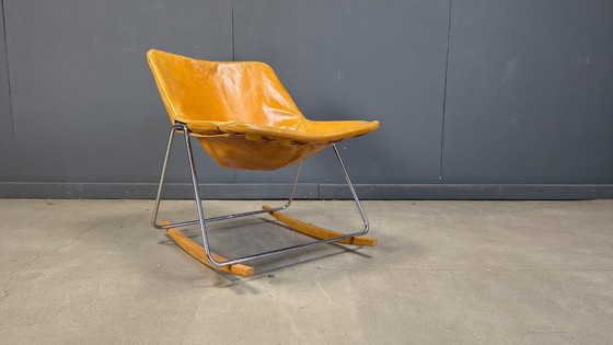 Image 1 of Vintage G1 rocking chair by Pierre Guariche, 1950s