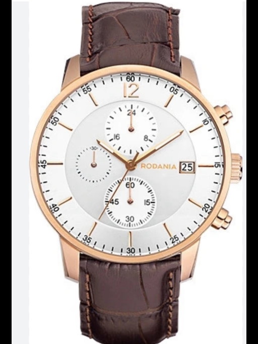 Reloj Rodania Geometer Heritage para hombre (nuevo en caja) – cadeaus, Leather, Metal