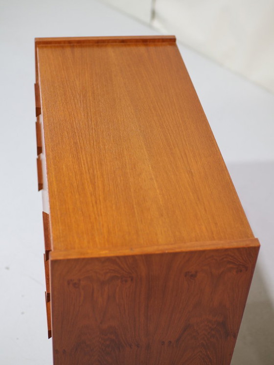 Image 1 of Piccola cassettiera comodino in teak danese vintage