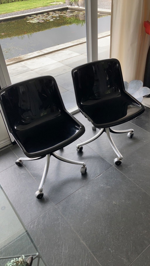 2x chaises de bureau Tecno