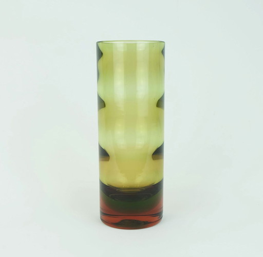 Fantastische WMF Mid Century Kristallen Glazen Vaas Erich Jachmann 1960