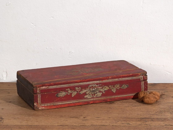 Caja antigua con pátina roja (c.1900) #4 – Armarios de almacenamiento (photo 2 of 40)