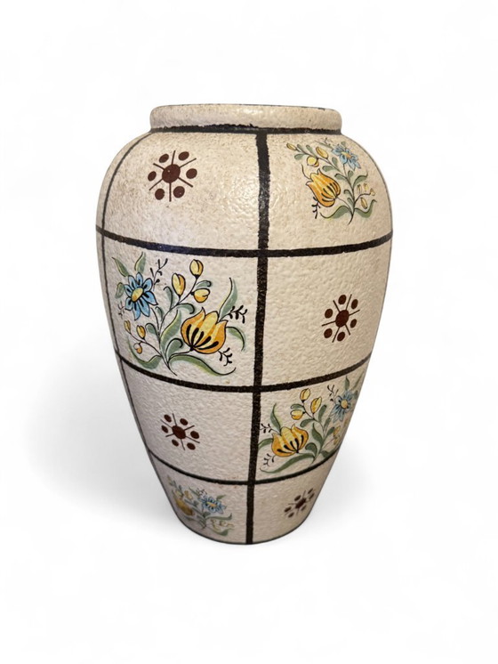 Image 1 of Vaas Jasba Keramik jaren 60 stijl Fat Lava