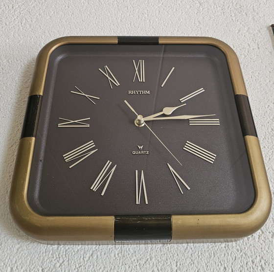 Image 1 of Orologio da parete Rhythm, Giappone, anni '80.
