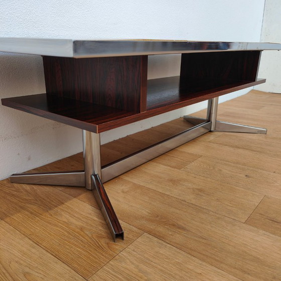 Image 1 of Vintage Mid-Century coffee table, tile table, 1960s coffee table