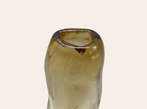 Ferm Living Water Swirl - Gelbes Glas | Transparent – Vasen (photo 4 of 5)