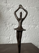 Petite danseuse bronze style moderniste années 80