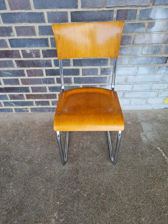 Image 1 of Funktionalistische Rohrstühle, 1930er Jahre, 4er-Set