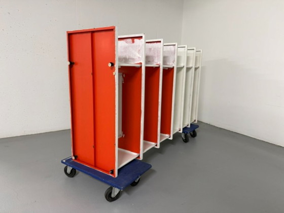 Wim Rietveld Bijenkorf Raumteiler 1960er – Bücherregale, Metall (photo 7 of 7)