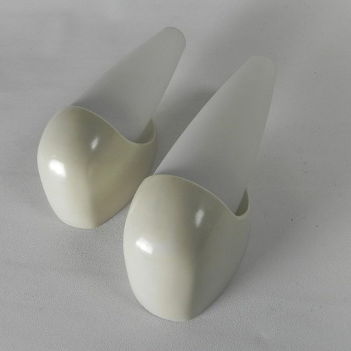 Set di 2 lampade da parete Bo Niko con supporto in bachelite, anni '60