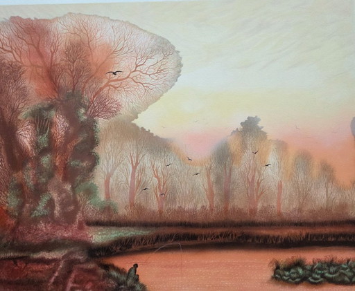 Degans Xavier (1949-) - Litografia Prova d'artista