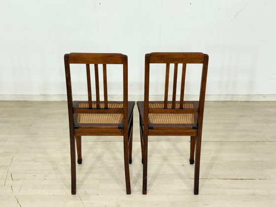 Image 1 of 2x Chaises Gründerzeit / Chaises de salle à manger / Chaises de salon – Gründerzeit / Antique