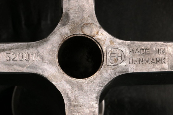 Image 1 of Sedia Egg - Arne Jacobsen, Danimarca, 1960 - Pelle nera di Fritz Hansen