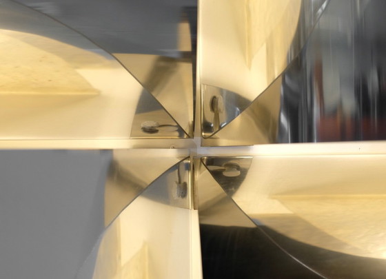 Image 1 of Applique Murale en Acier Inoxydable et Métal, de Style Contemporain