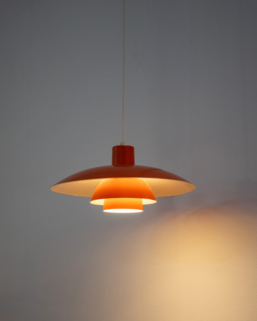 PH4/3 Pendant Lamp by Louis Poulsen in Orange Color