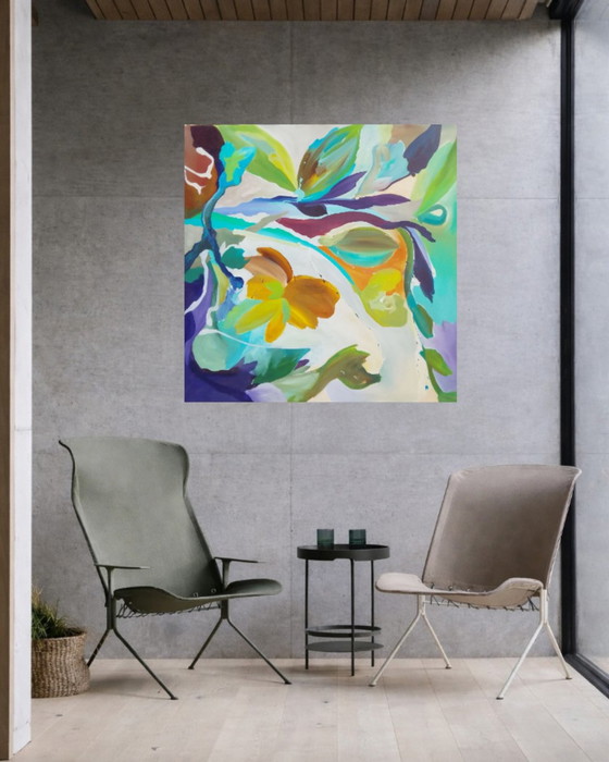Dipinto acrilico #Arabesco 100x100cm – Dipinti e disegni, Canvas (photo 5 of 15)