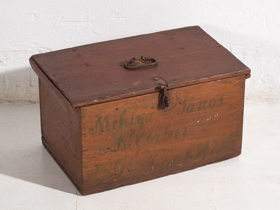 Petit coffre ancien (Année 1887) #7 – Objets déco, Rustic (photo 14 of 40)