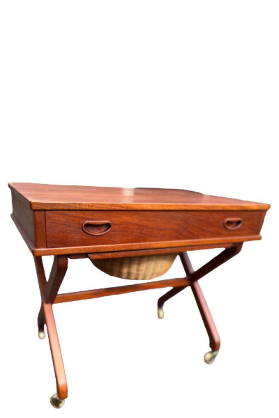 Image 1 of Danish vintage sewing machine cabinet / Design / side table, cabinet
