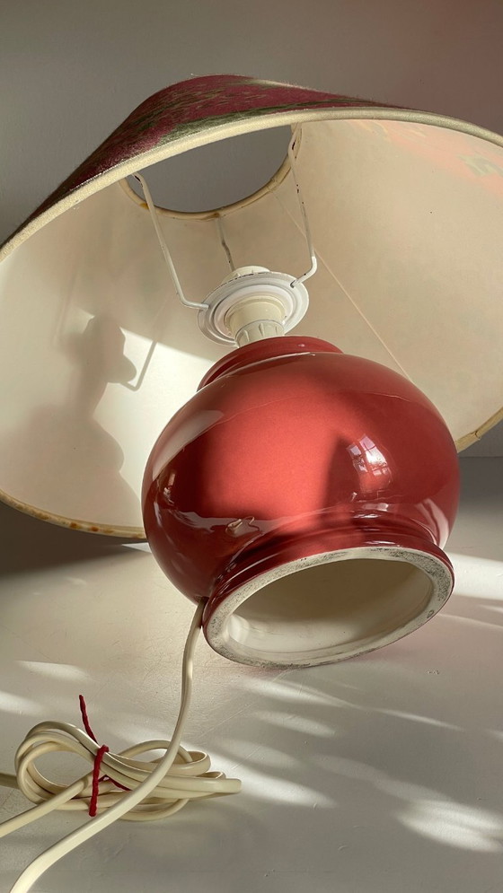 Image 1 of Vintage Ceramic Leopard Lamp