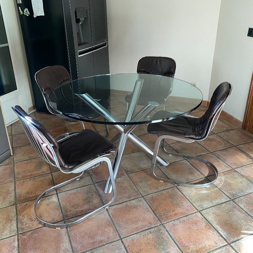 Table by Renato Zevi for Roche Bobois. 1970.