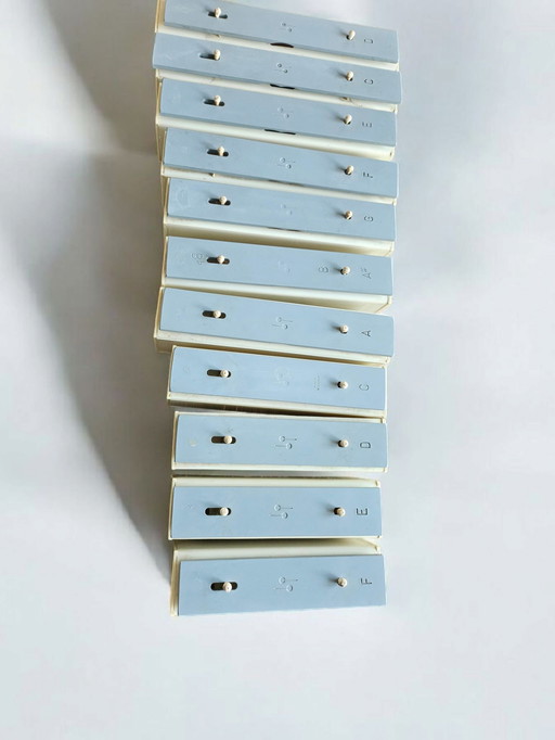 11 Sonor sound blocks glockenspiel single tone West Germany