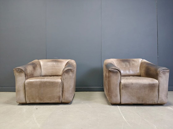 Image 1 of Pair of DS47 armchairs, 1960s 