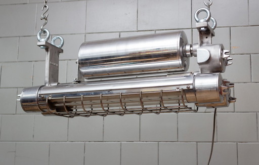 Lámpara de techo industrial Kokosha Striplight de 70 cm, estilo vintage.