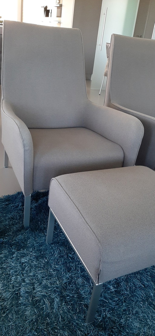 Linteloo Armchairs 2 Pieces With Hocker