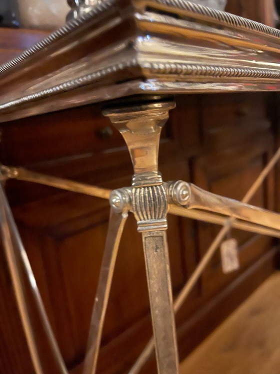 Image 1 of SIDETABLE WALL TABLE EICHHOLTZ Irmgard silver plated 140 cm