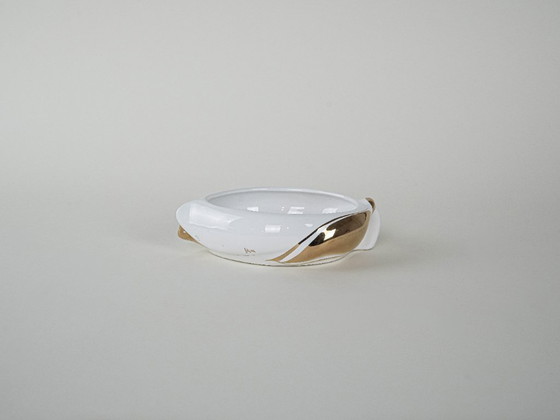 Image 1 of Plato de porcelana, diseño italiano, años 70, producción: Italia