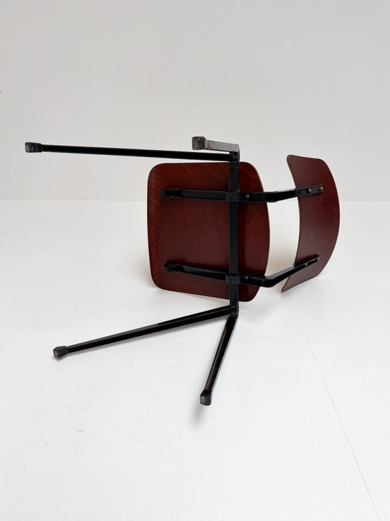 Set of 4 Galvanitas S17 chairs by Paul Philipsen, 1965 – Dining chairs, Metal (photo 14 of 15)