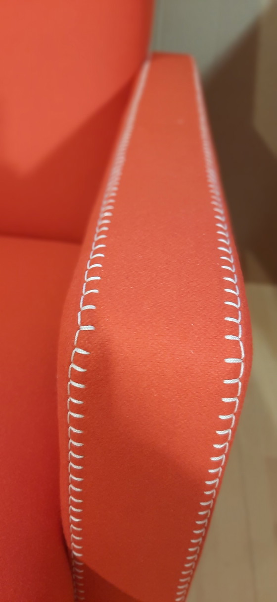 Image 1 of Cassina 2 Poltrona 637 Utrecht Nuova Mai Usata Lampo Rosso Lana 13L