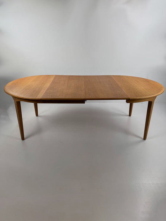 Image 1 of Henning Kjaernulf for Sorø Stolefabrik – Model 62 Extendable Oak Dining Table