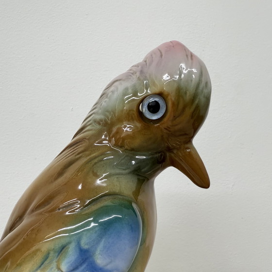 Image 1 of Vintage porcelain Parfume lamp bird , 1950s